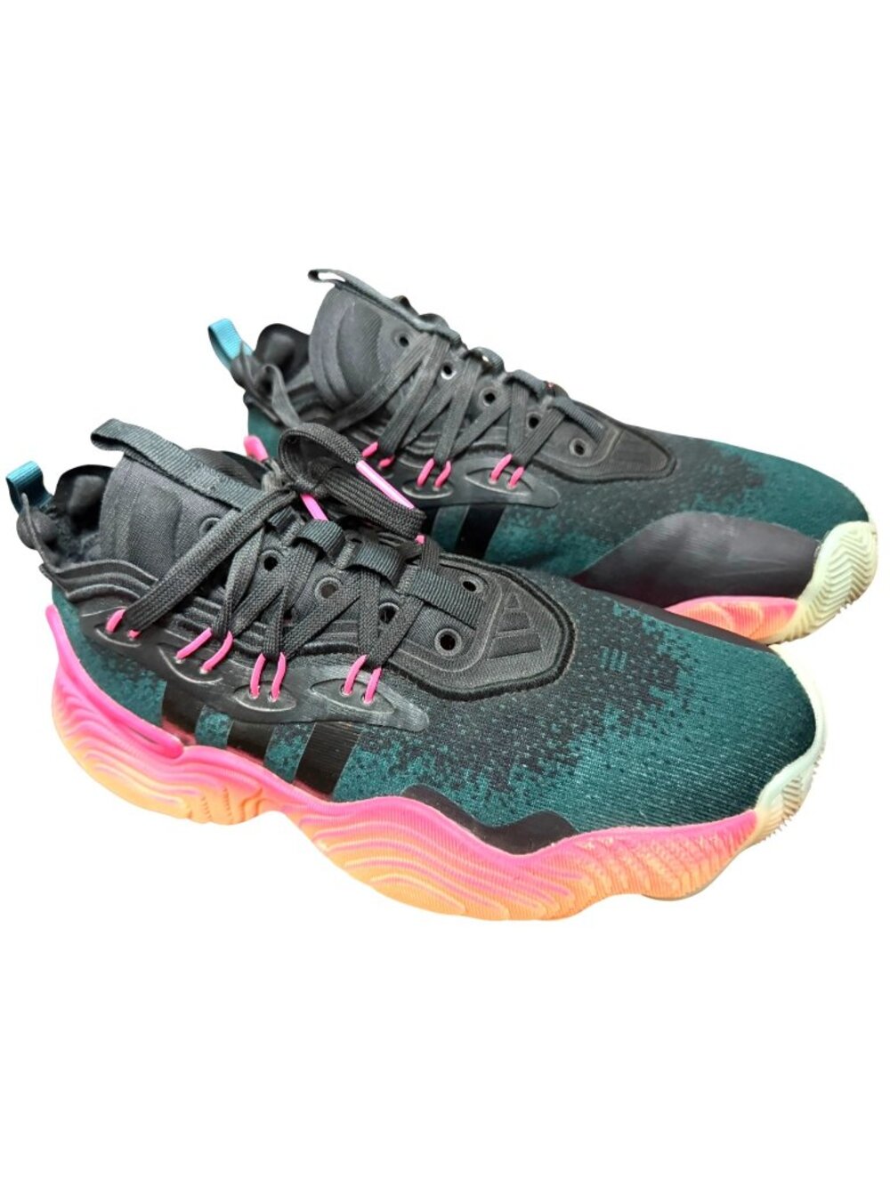 Adidas Trae Young 3 "From The Ground Up" Basketball Sneakers Women's Size 5